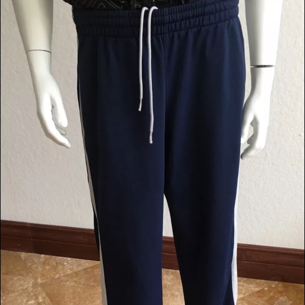 Nike Sportswear Running Pants Blue With/ Gray Sz L